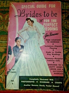 Vintage 1951 "Special Guide Brides to Be" #06 Taschenbuch von Joe Bonomo - Bild 1 von 6