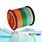 1 Roll 1000M 6-100LB 4 Strands Super Strong PE Braided Fishing Line Multicolor
