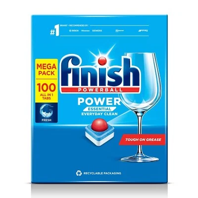 Finish Power Essential Dishwasher Tablets | Regular | 100 Tabs - Image 1 of 4