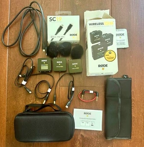 Rode Wireless GO II dwukanałowy kompaktowy cyfrowy mikrofon bezprzewodowy pakiet - Zdjęcie 1 z 3