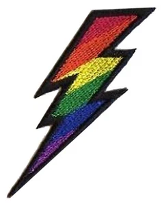 Patch écusson patche éclair brodé ornement badge thermocollant - Picture 1 of 2