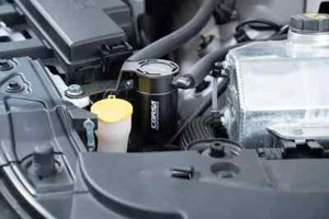 CORSA Aluminum Oil Catch Can w/ Bracket for 2015-2017 Ford Mustang GT 5.0L V8 - Picture 1 of 3