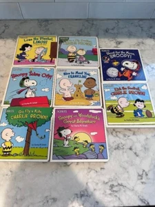 New lot of 8 Peanuts charlie Brown board books Charles Schultz - Picture 1 of 5