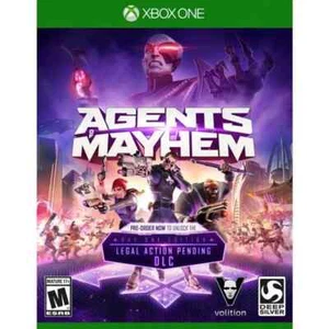 Agents Of Mayhem Day One Edition (Microsoft Xbox One, 2017) W / DLC SEALED - Picture 1 of 1