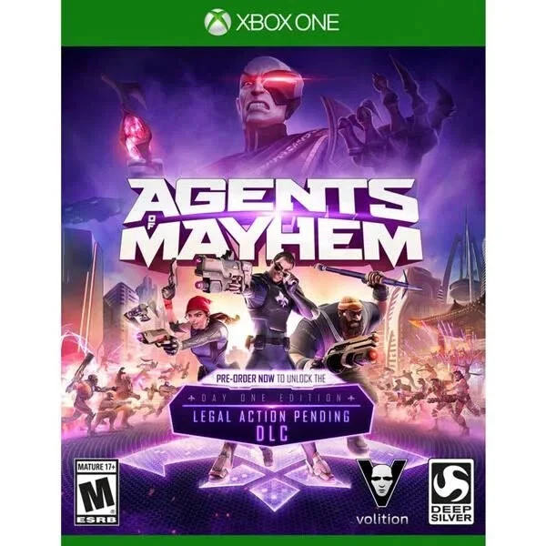 Agents Of Mayhem Day One Edition (Microsoft Xbox One, 2017) W / DLC SEALED - Image 1 of 1