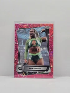 2025 Topps Chrome WWE Pink Shimmer Refractor Brinley Reece #144 NXT - Picture 1 of 2