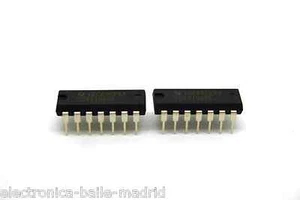 2x GENUINE TEXAS INSTRUMENTS CD40106BE CMOS HEX INVERTER SCHMITT TRIGGER - Picture 1 of 1