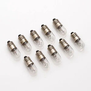 10 x 18V 1,8W 100mA 0,1A E10 10x28 / Birne Lampe / Lamp Bulb / Skalenlampen - Picture 1 of 2