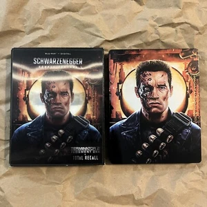 Terminator 2 + Total Recall Blu ray Steelbook Lenticular Cover MINOR DENT - Picture 1 of 5