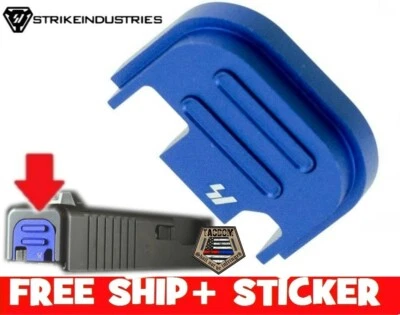 Strike Industrie V2 蓝色工具可拆卸适用于 Glok Plate 按钮滑动 — 第 1/2 张图片