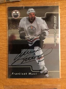 2002 ITG Signature Series Frantisek Musil autograph card Edmonton Oilers - Picture 1 of 1