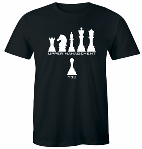 Upper Management VS You Chess Pieces T-Shirt Funny Chess Player Gift Tee