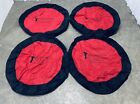 SET OF 4 TIRESOCKS 1438TS RED TIRE PROTECTION COVERS FITS: GIENIE S-60J