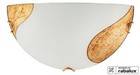 Rabalux 1940 Wandleuchte Art gold, E27, weiß-gold, rund, Klassisch, ø300mm