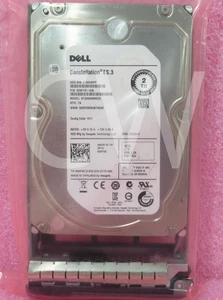 55FX5 ST2000NM0033 DELL 2TB 7.2K RPM 6Gb/s LFF 3.5" SATA HDD HARD DRIVE W/R Tray - Picture 1 of 2