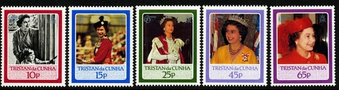 Tristan da Cunha 1986 Elisabeth II Wedding Anniversary MNH Cover