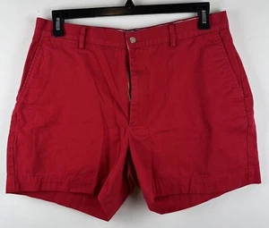 Pantalones Cortos Polo Ralph Lauren Rojo Perfect Chino Prospect W36 Preppy Golf Americano - Imagen 1 de 11
