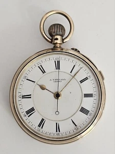 Seltene Taschenuhr A.WEYD ALL LEED,s 9CT Gold  - Bild 1 von 7