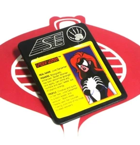 Spider-Man Animated Series Accessory Spider-Woman Pin Nameplate Toy Biz Part - Picture 1 of 1