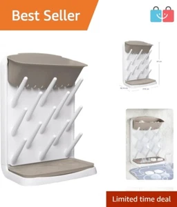 Vertical Baby Bottle Drying Rack Space Saving Countertop Organizer Baby Essen... - Picture 1 of 7