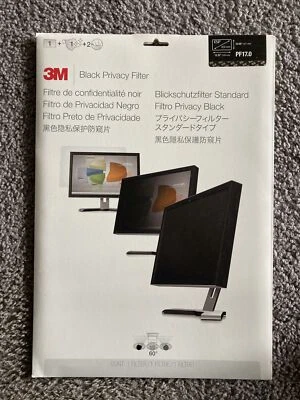 3M PF17.0 Black Privacy Filter For Computer Screen  17" NIB - Image 1 of 4