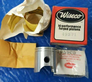 NOS VINTAGE WISECO PISTON 493P1 HONDA CR80 1983  49.75mm  493M04975 1959CD - Picture 1 of 6