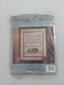 HERITAGE Collection Cross Stitch by Elsa Williams Cottage Sampler Kit 12"×16" - Picture 1 of 4