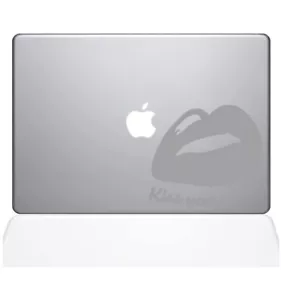 The Decal Guru Kiss Your Lips Decal Vinyl Sticker, 15" MacBook Pro- Silver - Picture 1 of 1