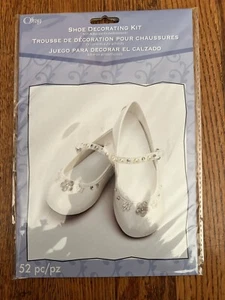 Offray 52-teiliges Schuhdekorationsset mit Perlen & Strass Braut Blumenmädchen - Bild 1 von 2