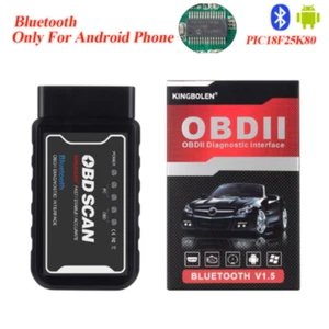 OBDII V1.5 Bluetooth PIC18F25K80 Chip Android IOS Diagnostic KINGBOLEN OMAD M05 - Picture 1 of 1