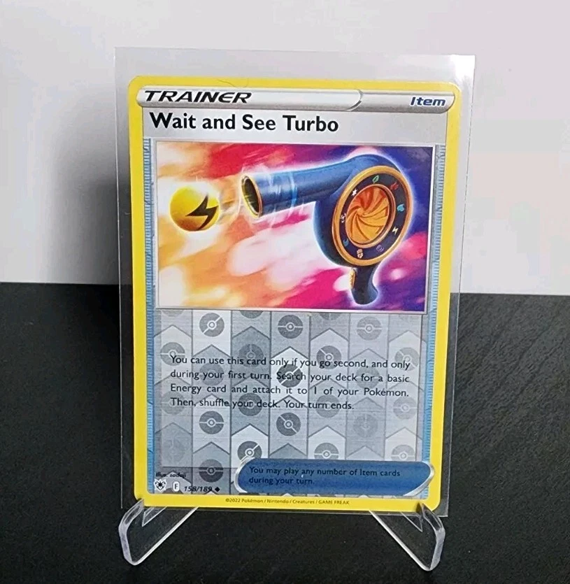 Pokemon TCG Wait and See Turbo Astral Radiance 158/189 Reverse Holo Uncommon - Image 1 of 1