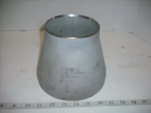 Kanzen Tetsu 6" x 4" Schedule 10 Pipe Concentric Reducer, 304L Stainless Steel - Picture 1 of 3