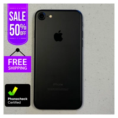 Apple iPhone 7 - 32GB/128GB - Oro Rosa, Negro, Negro Jet - Opciones Desbloqueado Foto 1 de 4