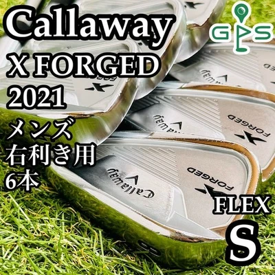 Callaway X FORGED 2021 Set di ferri mazze da golf 5-P 6 pezzi N.S PRO 950GH neo/S #BD07245 - Immagine 1 di 4