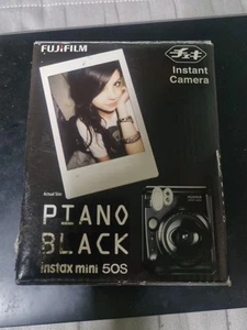 Flujifilm Instax Mini 50S Instant Camera Piano Black - Picture 1 of 10
