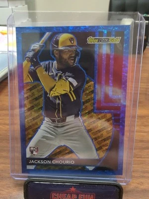 2024 Topps Update Jackson Chourio Black Gold  RC Blue - Image 1 of 2
