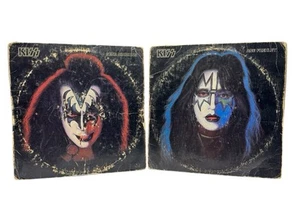 Set Of 2 Vinyl Records KISS Gene Simmons 1978 & Ace Frehley Casa Blanca - Imagen 1 de 12