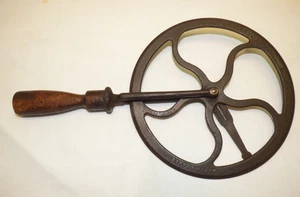 Antique Wells LITTLE GIANT Traveler Wheel Measuring Tool Vtg Old Greenfield Mass - Picture 1 of 15