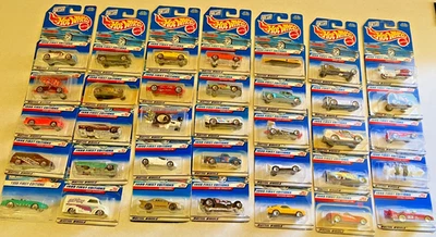 Hot Wheels 1998 First Editions #1-14, #16-20, #22-23, #26-31, #33-40, Set of 35 - Image 1 of 4