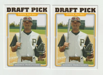 2005 Topps Update Andrew McCutchen RC Lot (2) Pittsburgh Pirates #UH329 *BCGUYS* - Image 1 of 2