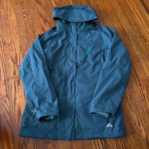 Eastern Mountain Sports Thermolite Recco Insulated Teal Ski Jacket Women's S - Picture 1 of 9