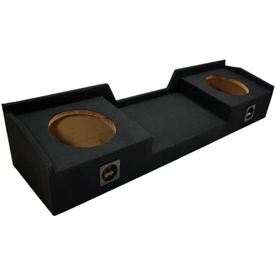 SUB BOX Custom Fits Nissan Titan 2004-12 King Crew Truck Dual 10 Subwoofer Enclosure Box