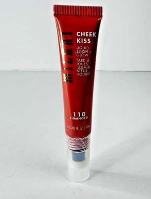 Milani Cheek Kiss Liquid Blush Glow 110 LUMINOSO Peach Full Size 0.33oz NEW - Image 1 of 4