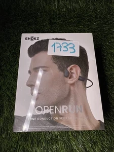 Auriculares inalámbricos de conducción ósea Shokz OpenRun - negros S803 nuevos sellados - Imagen 1 de 4