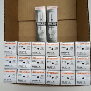 ⚡️20 Pack⚡️ SYLVANIA DULUX Compact Fluorescent Lamp 13W 21117 827 CF13DD/827/ECO - Picture 1 of 2
