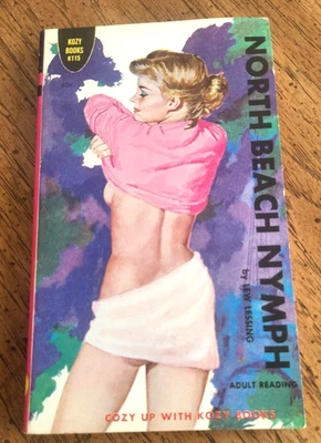 North Beach Nymph by Lew Lessing PBK 1960 Kozy Vintage Sleaze. Very Good Plus - Image 1 of 4