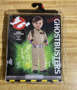 Ghostbusters Classic Kinder Kleinkind Halloween Cosplay Kostüm 12-24 Monate Overall - Bild 1 von 4