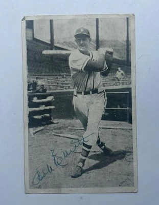 1951 Bob Elliott signed autographed postcard Boston Braves Died 1966 - Image 1 of 2