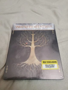 Snow White and The Huntsman (Blu-ray Disc, 2012, SteelBook) - Brand New Sealed - Picture 1 of 2