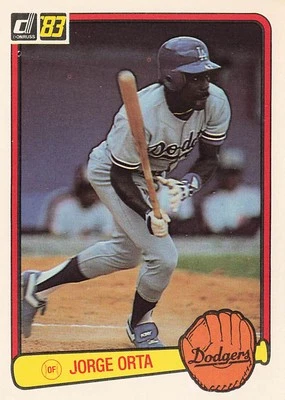 1983 Donruss #388 Jorge Orta - Image 1 of 2